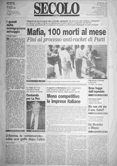 mercoledì 16 ottobre 1991