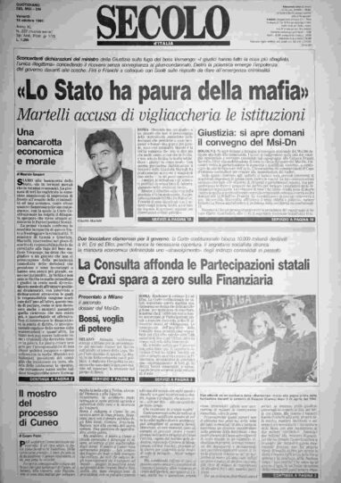 venerdì 18 ottobre 1991