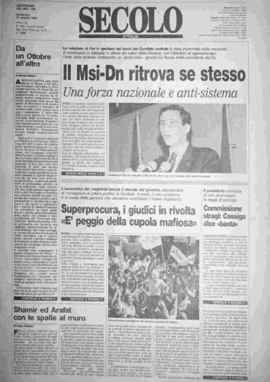 domenica 27 ottobre 1991