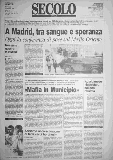 mercoledì 30 ottobre 1991