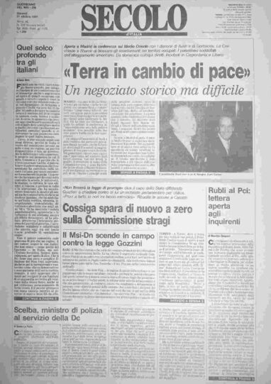 giovedì 31 ottobre 1991