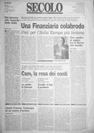 martedì 19 novembre 1991