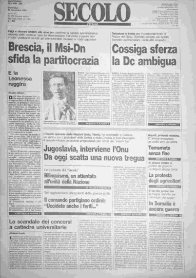 domenica 24 novembre 1991