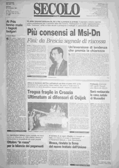 martedì 26 novembre 1991