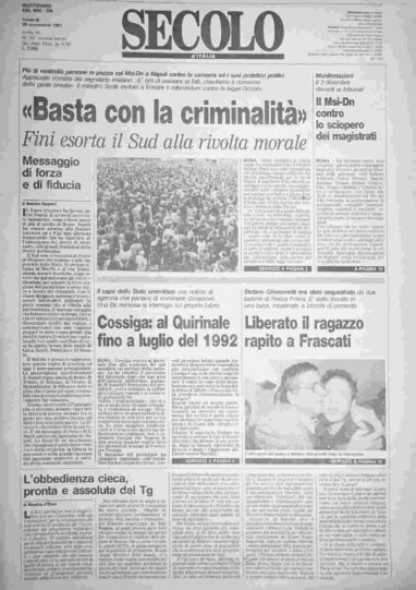 venerdì 29 novembre 1991