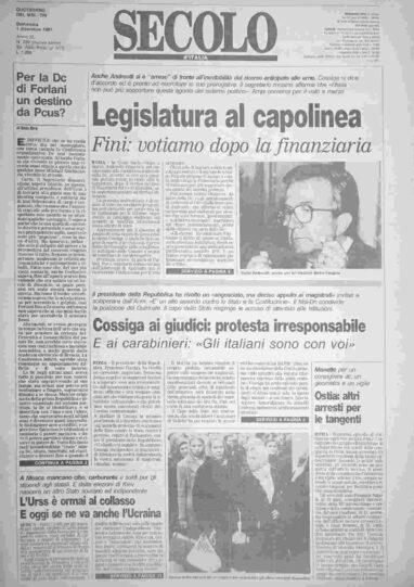 domenica 1 dicembre 1991