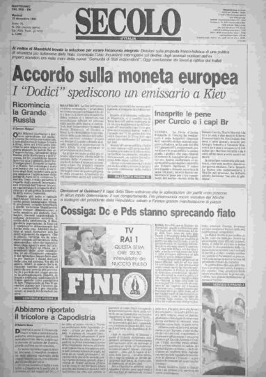 martedì 10 dicembre 1991