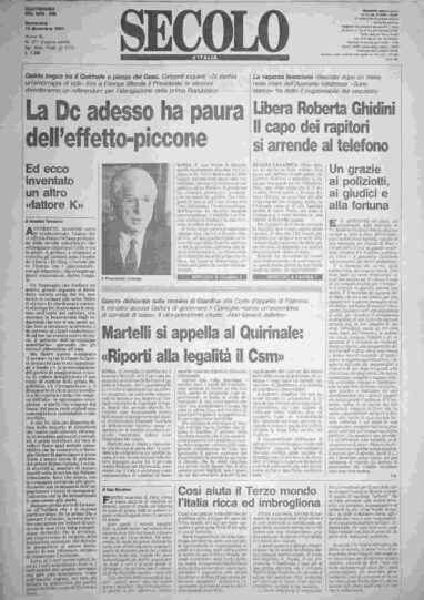 domenica 15 dicembre 1991