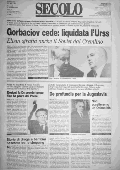 mercoledì 18 dicembre 1991