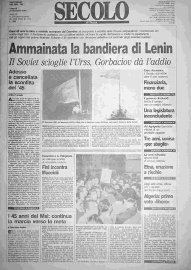 venerdì 27 dicembre 1991