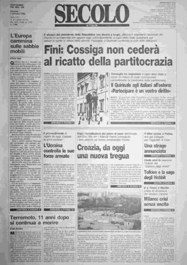 venerdì 3 gennaio 1992