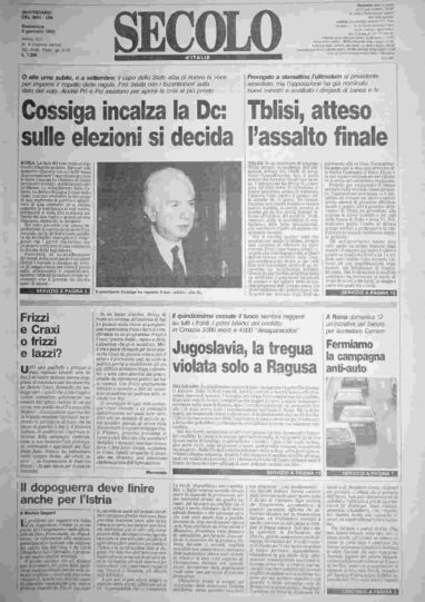 domenica 5 gennaio 1992