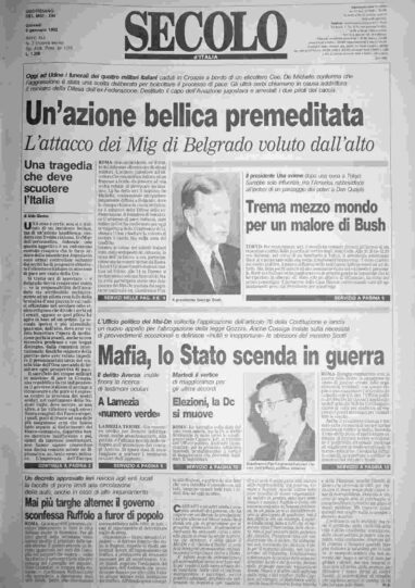 giovedì 9 gennaio 1992