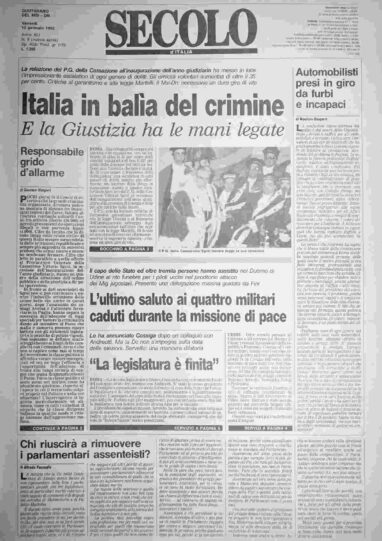 venerdì 10 gennaio 1992