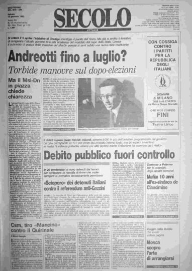 sabato 18 gennaio 1992