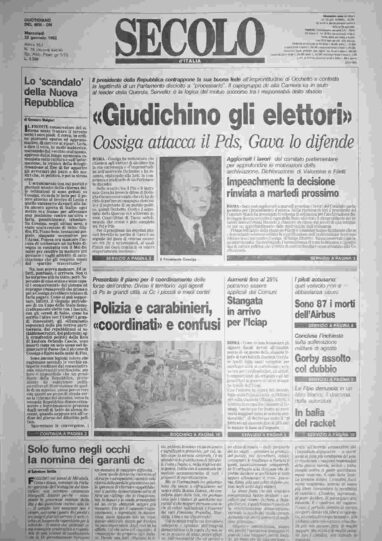 mercoledì 22 gennaio 1992