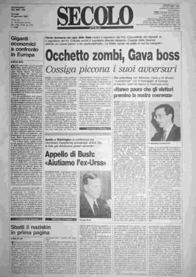 giovedì 23 gennaio 1992