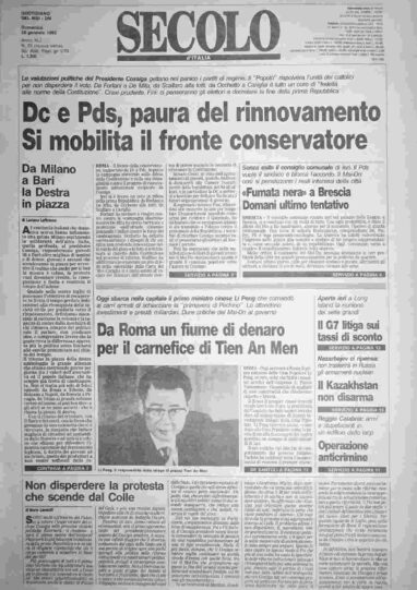 domenica 26 gennaio 1992
