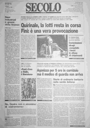 venerdì 7 febbraio 1992