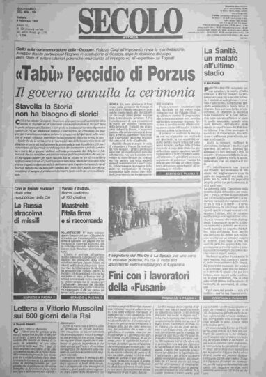 sabato 8 febbraio 1992