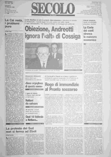 domenica 16 febbraio 1992