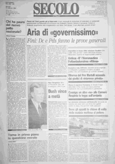 giovedì 20 febbraio 1992