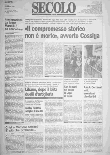 sabato 22 febbraio 1992