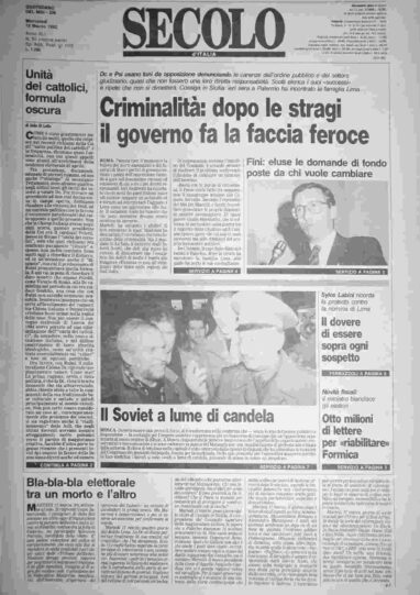 mercoledì 18 marzo 1992