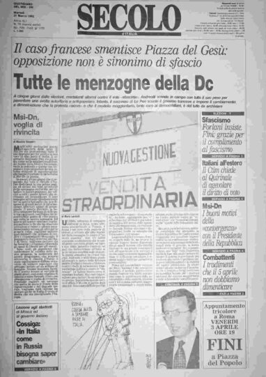 martedì 31 marzo 1992