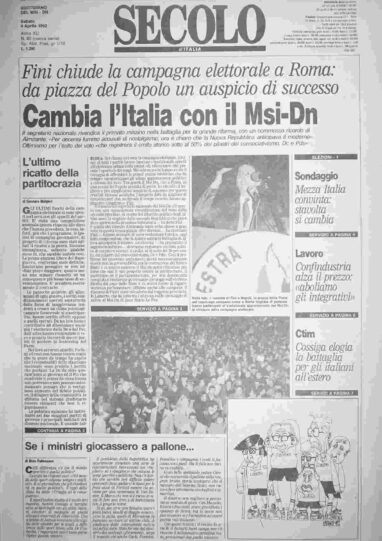 sabato 4 aprile 1992