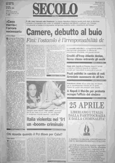 giovedì 23 aprile 1992