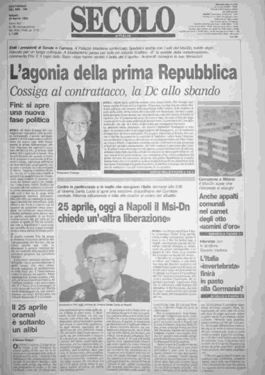sabato 25 aprile 1992