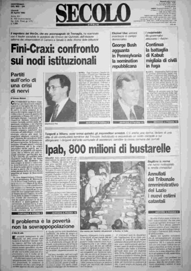 giovedì 30 aprile 1992