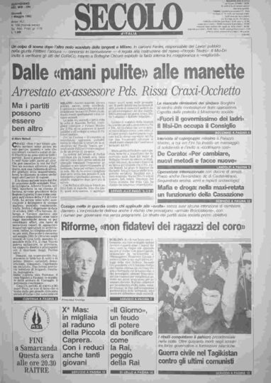 giovedì 7 maggio 1992