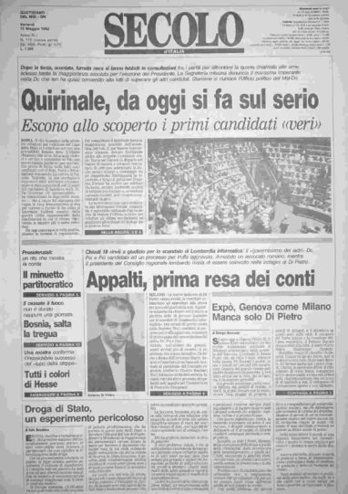 venerdì 15 maggio 1992