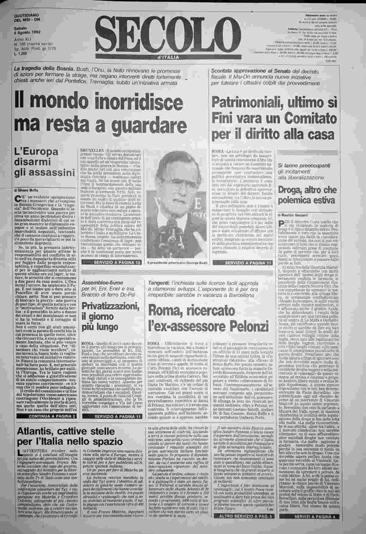 sabato 8 agosto 1992