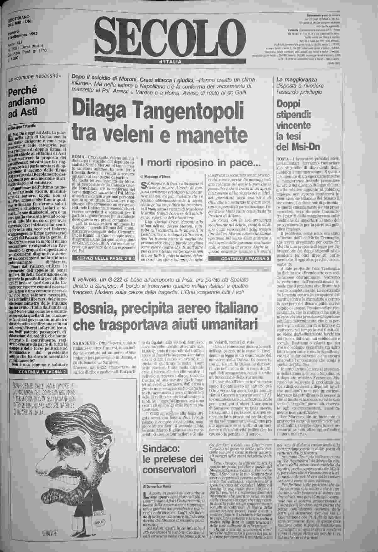 venerdì 4 settembre 1992