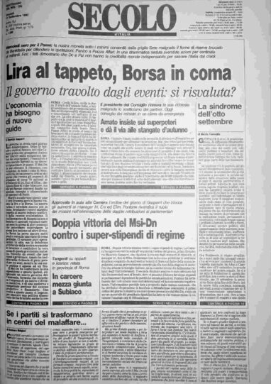 giovedì 17 settembre 1992