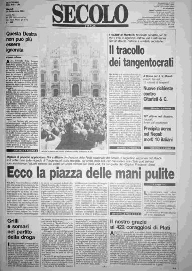 martedì 29 settembre 1992
