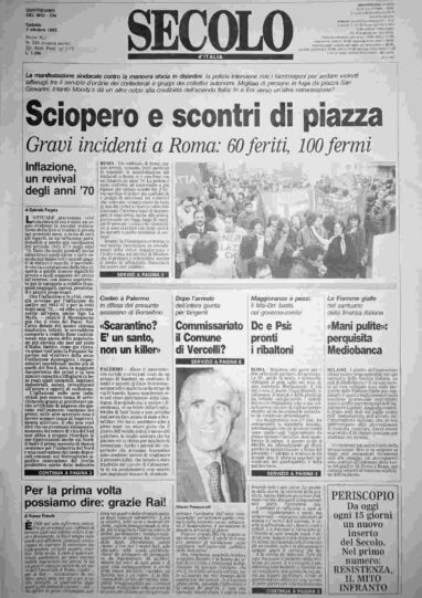 sabato 3 ottobre 1992