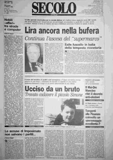 mercoledì 7 ottobre 1992