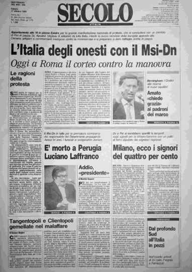 sabato 17 ottobre 1992