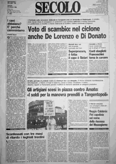 venerdì 30 ottobre 1992