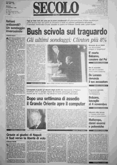 martedì 3 novembre 1992