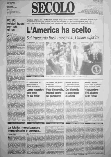 mercoledì 4 novembre 1992