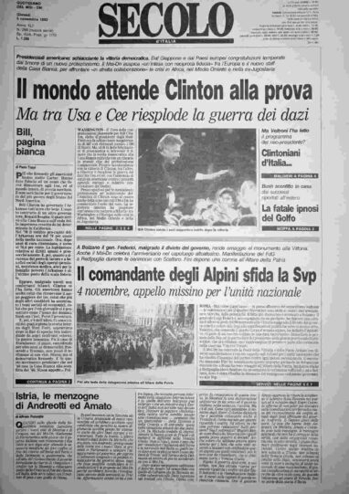 giovedì 5 novembre 1992