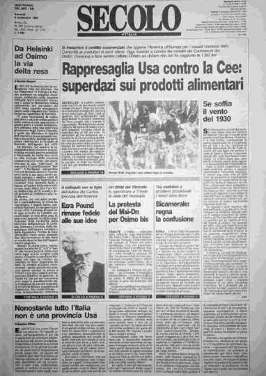 venerdì 6 novembre 1992