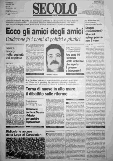 giovedì 12 novembre 1992