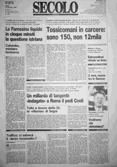 sabato 14 novembre 1992