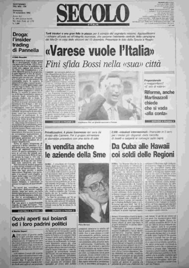 domenica 15 novembre 1992